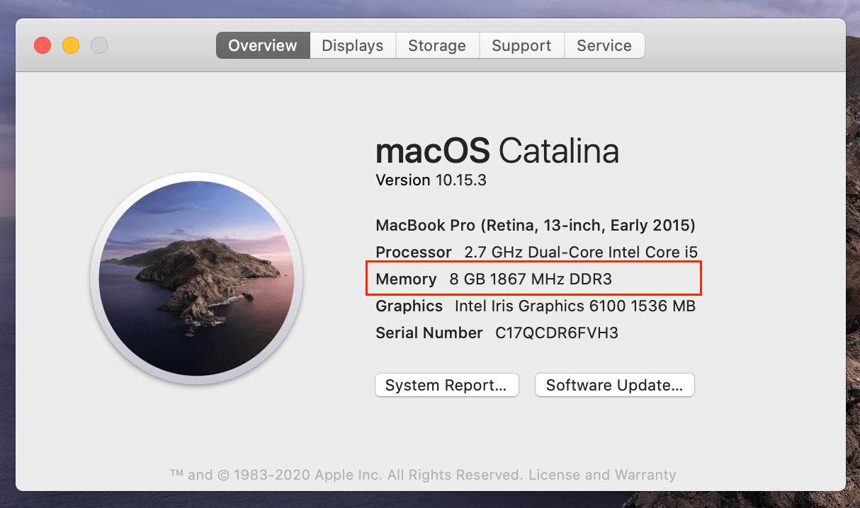 check storage for mac